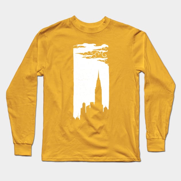 Chrysler building Long Sleeve T-Shirt by barmalisiRTB